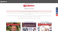 Desktop Screenshot of linedancermagazine.com